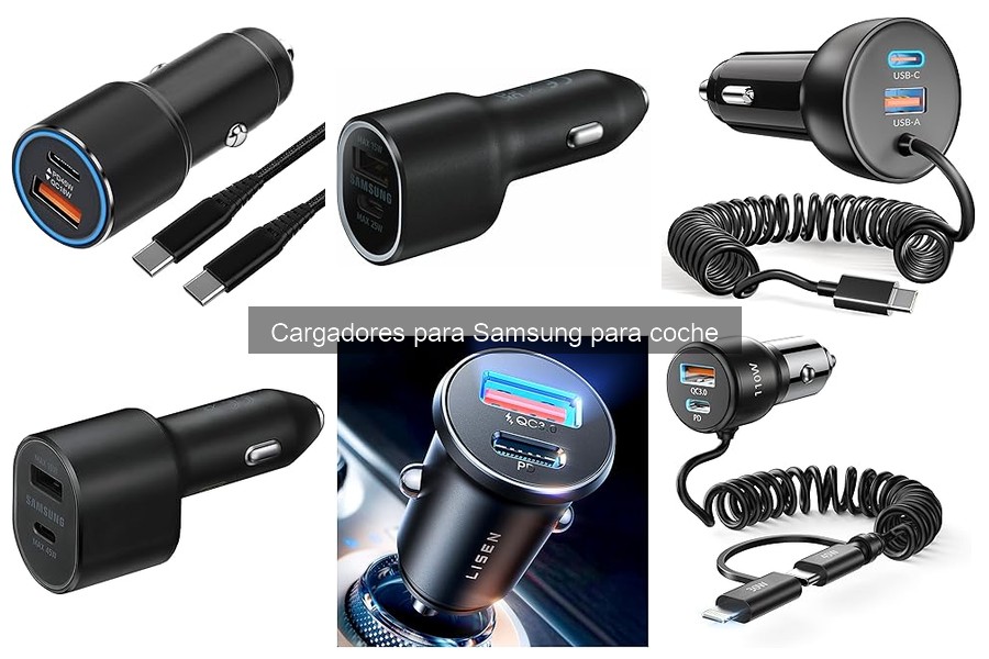 Problemas comunes con cargadores Samsung en el coche