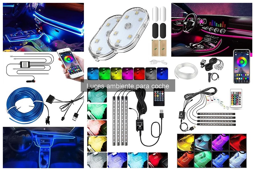 Problemas comunes con luces ambiente para coche
