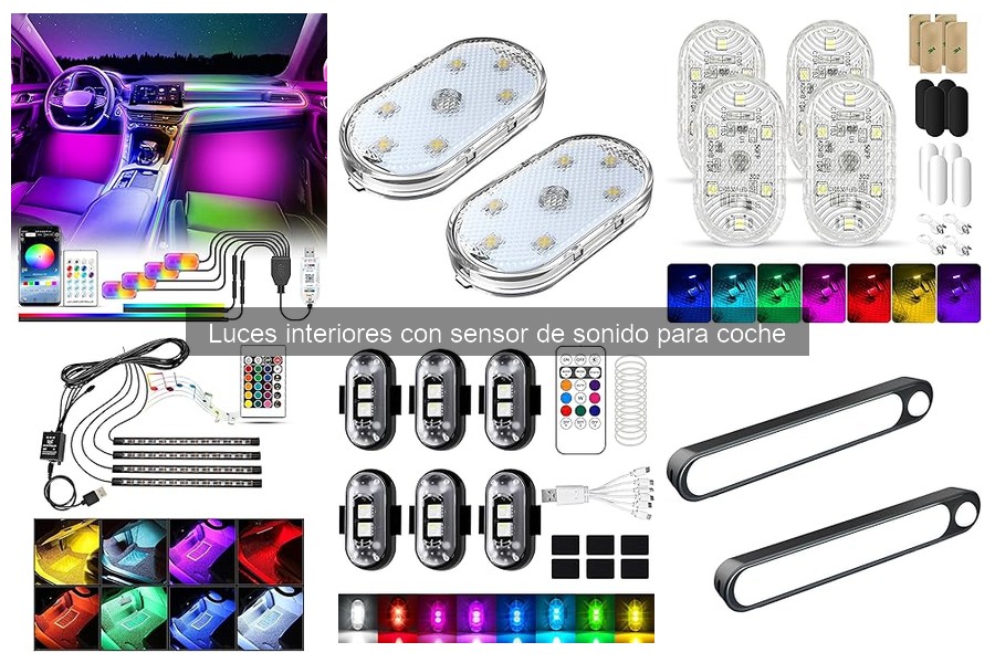 Problemas comunes con luces interiores con sensor de sonido