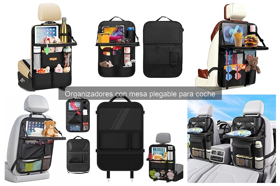 Problemas comunes con organizadores con mesa plegable en coche