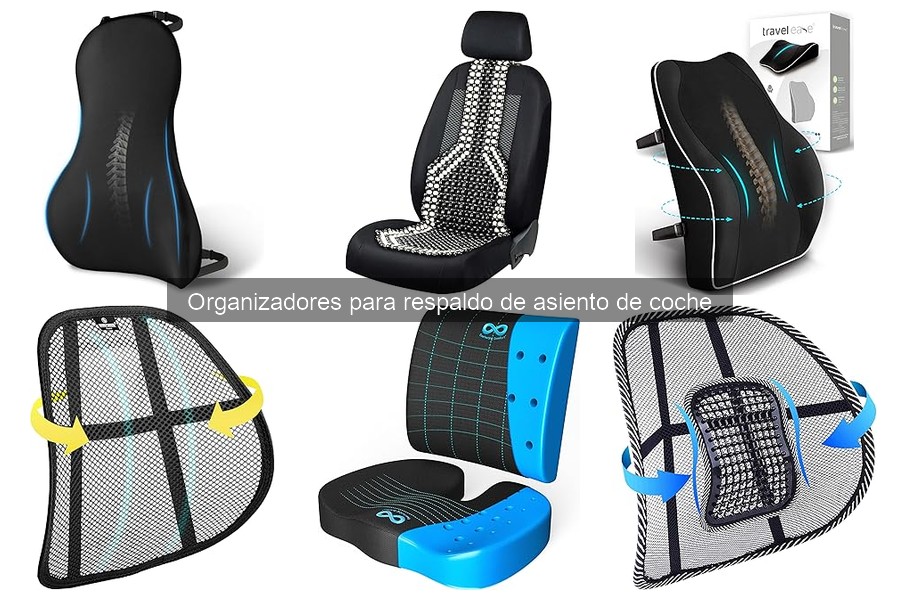 Problemas comunes con organizadores de respaldo para coche