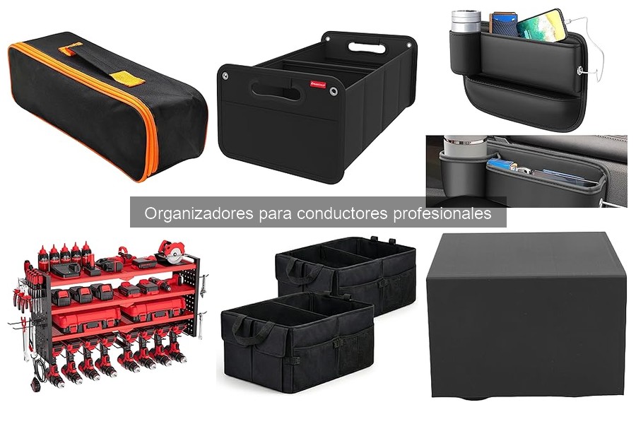 Problemas comunes con organizadores para conductores profesionales