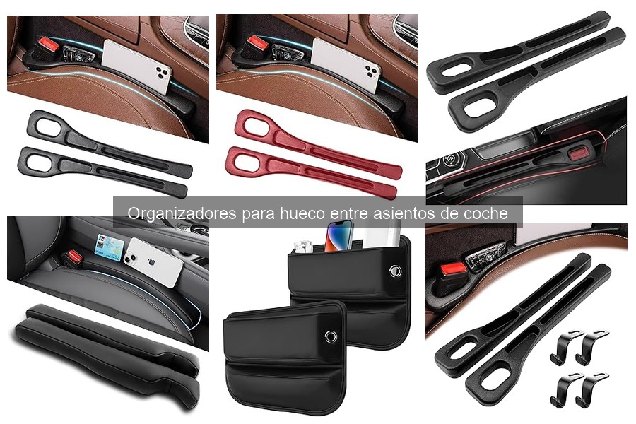 Problemas comunes con organizadores para hueco entre asientos