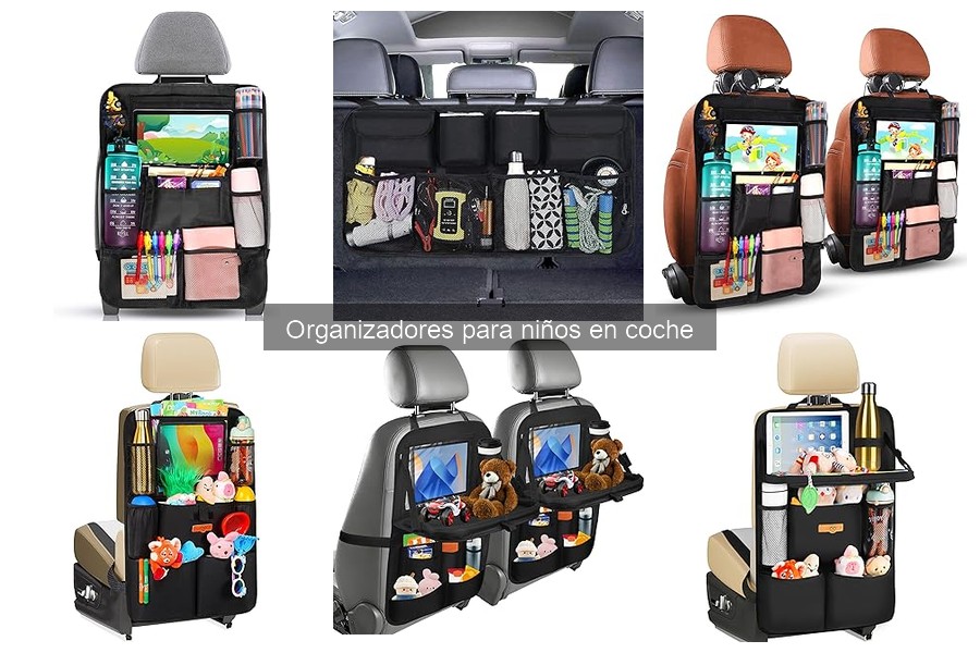 Problemas comunes con organizadores para niños en coche
