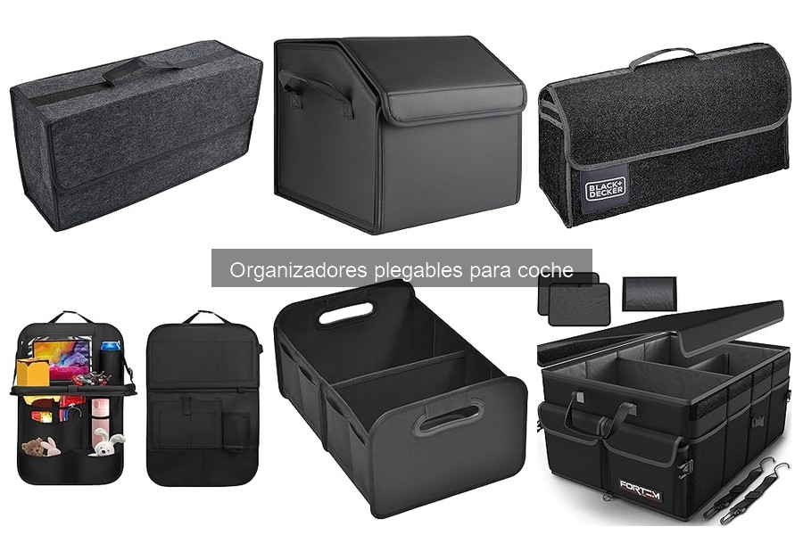 Problemas comunes con organizadores plegables para coche