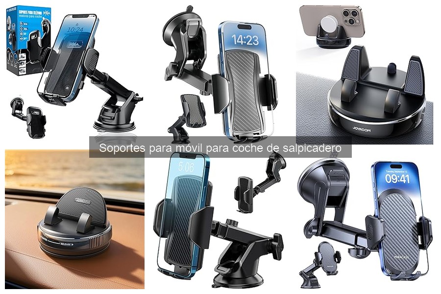 Problemas comunes con soportes de móvil para coche de salpicadero