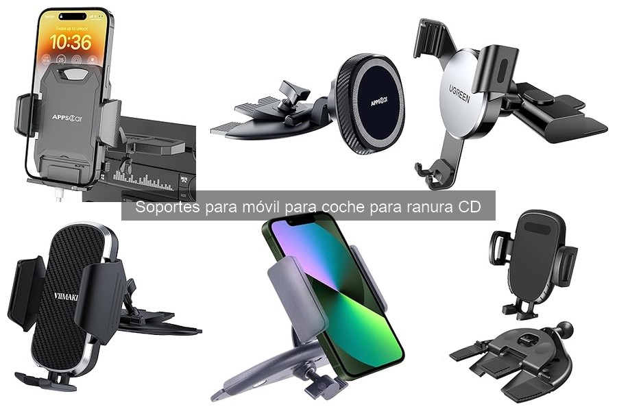 Problemas comunes con soportes para móvil en ranura CD