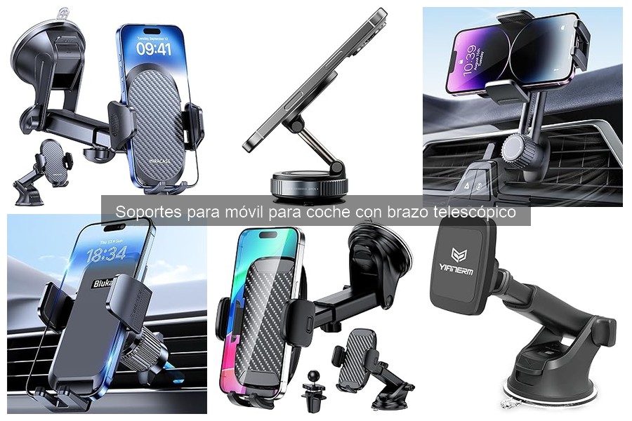 Problemas comunes de soportes para móvil con brazo telescópico