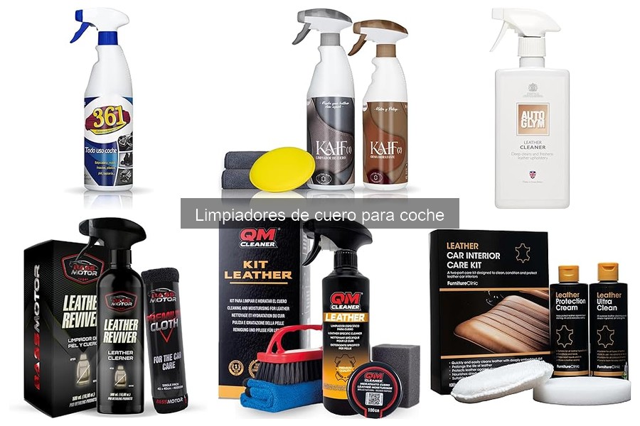 ¿Puedo usar limpiador de cuero en otros materiales del coche?