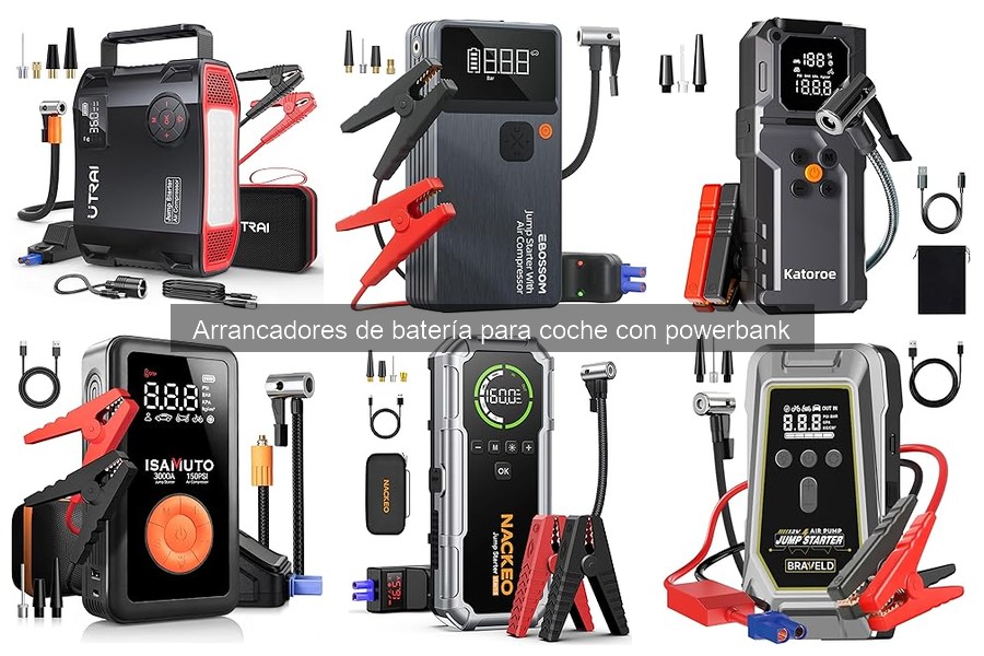 ¿Qué amperaje elegir en un arrancador de batería con powerbank?