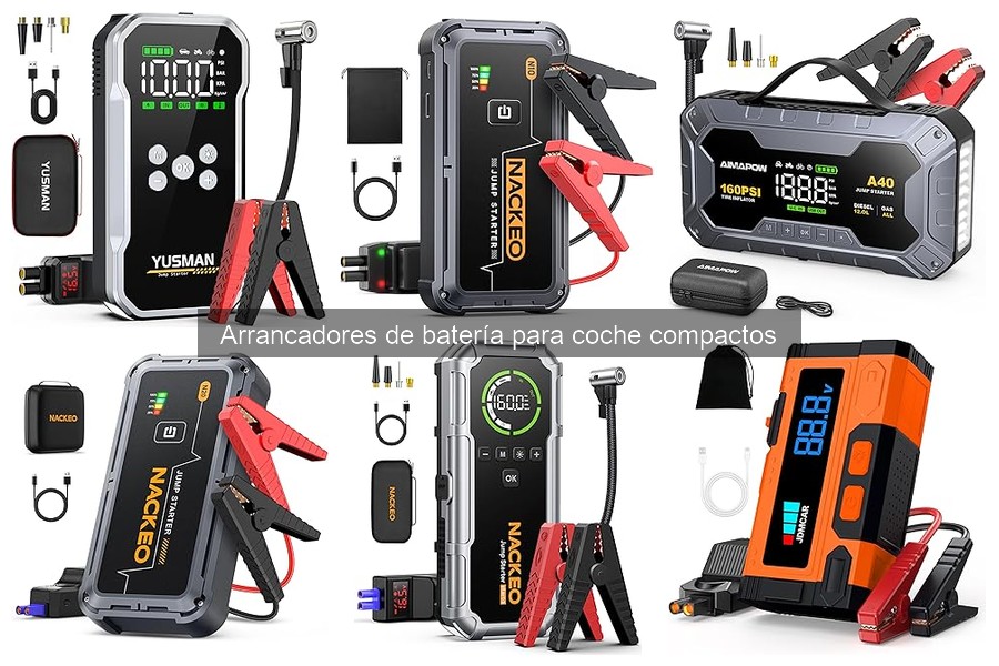 ¿Qué es un arrancador de batería compacto para coche?