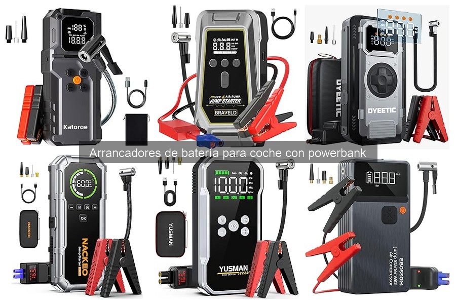 ¿Qué es un arrancador de batería con powerbank para coche?
