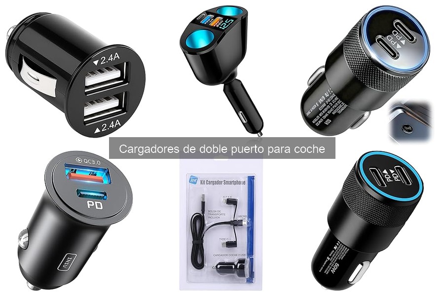 Qué es un cargador de doble puerto para coche: guía y características