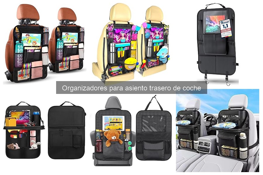 ¿Qué es un organizador para asiento trasero de coche?