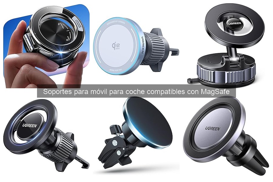 ¿Qué es un soporte MagSafe para móvil en coche?