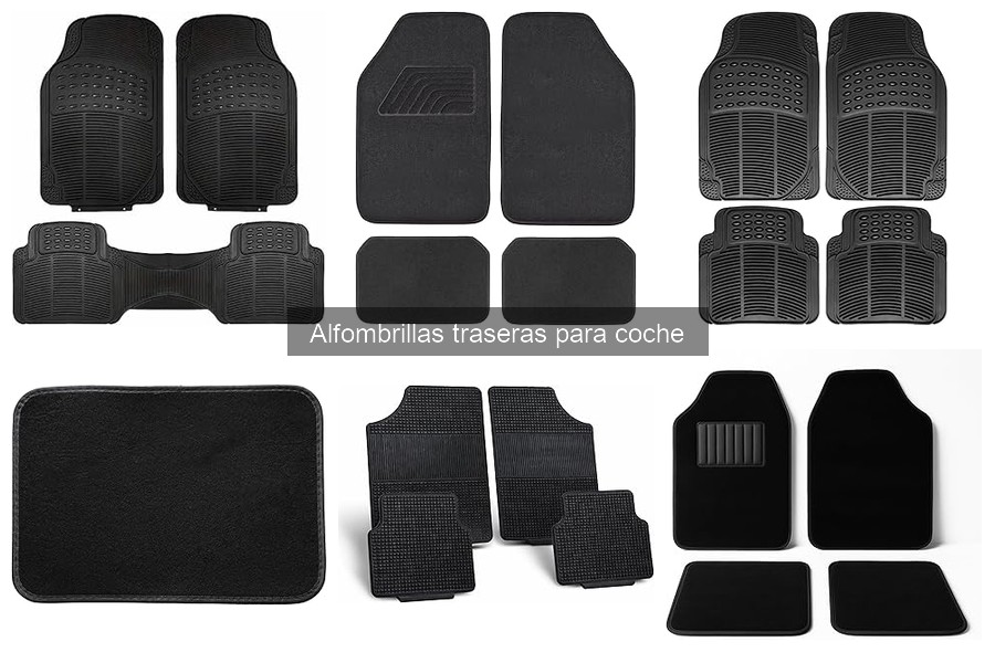 Qué son las alfombrillas traseras para coche y sus beneficios