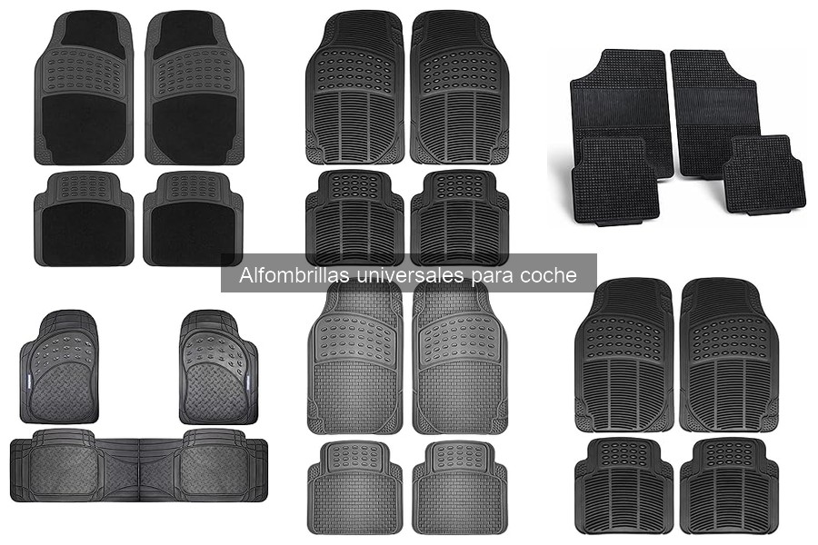 ¿Qué son las alfombrillas universales para coche?