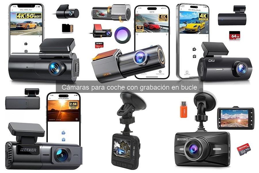 ¿Qué son las cámaras para coche con grabación en bucle?