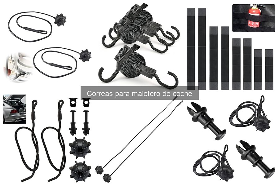 ¿Qué son las correas para maletero de coche? Descubre su uso