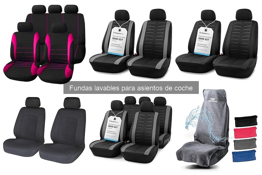 ¿Qué son las fundas lavables para asientos de coche?