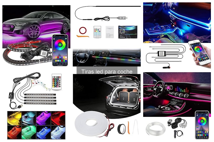 ¿Qué son las tiras LED para coche? Descubre sus características