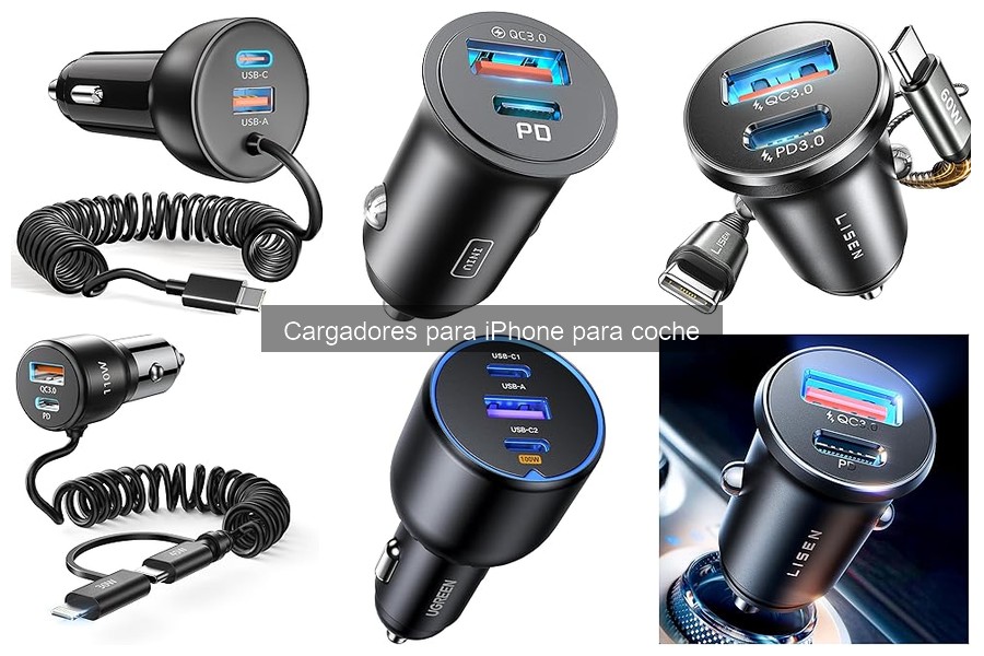 ¿Qué son los cargadores para iPhone en coche? Conoce sus características