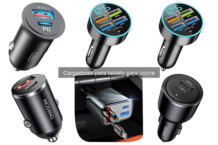 ¿Qué son los cargadores para tablets para coche?