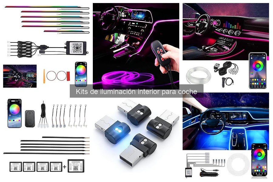 ¿Qué son los kits de iluminación interior para coche?