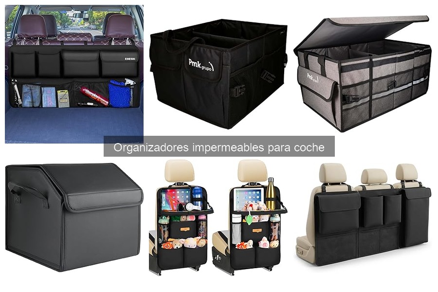 ¿Qué son los organizadores impermeables para coche?