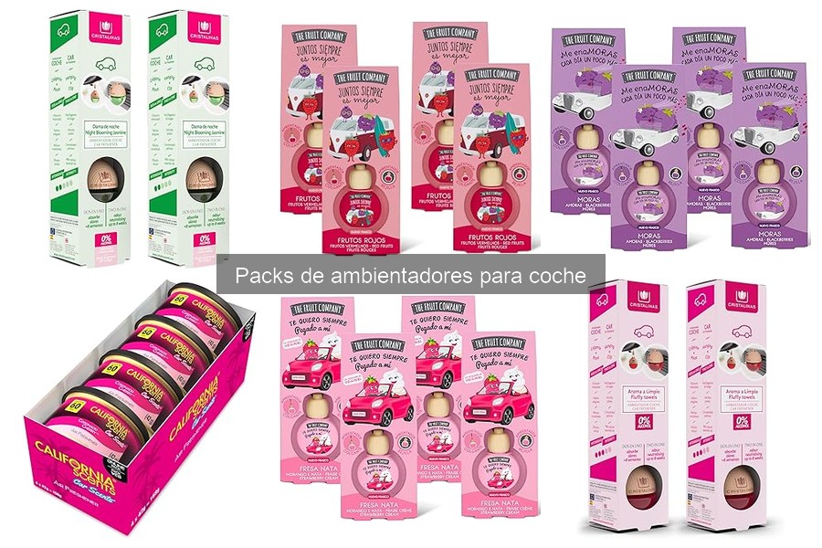 ¿Qué son los packs de ambientadores para coche?
