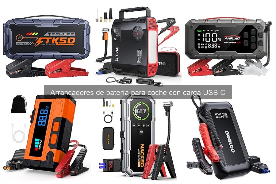 Seguridad de arrancadores de batería con carga USB C