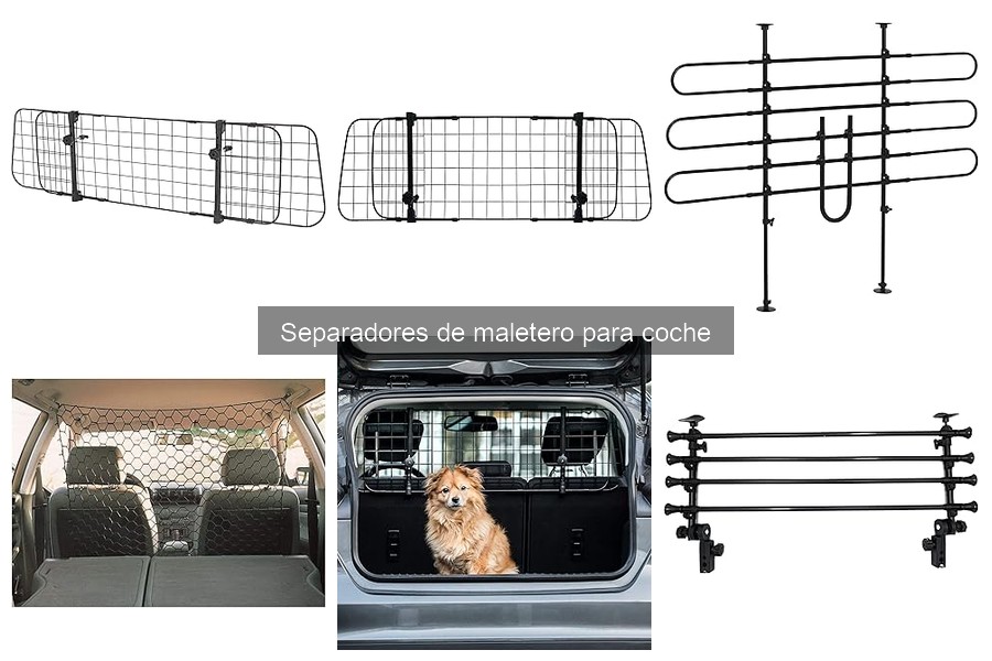 Separadores de maletero ideales para viajar con mascotas