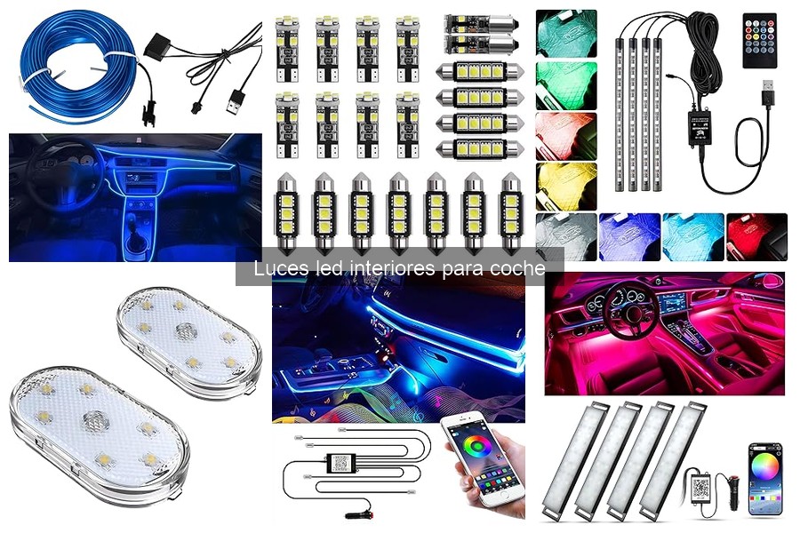 Soluciones a problemas comunes con luces LED interiores para coche