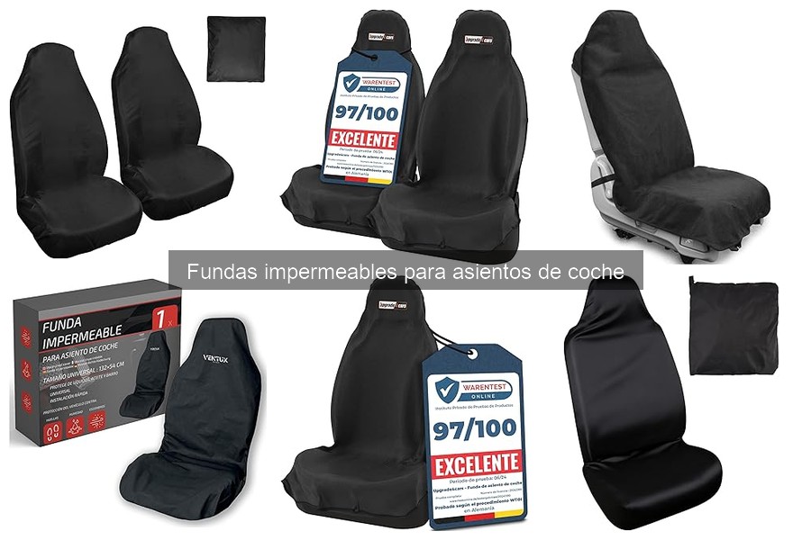 ¿Son seguras las fundas impermeables para asientos de coche?