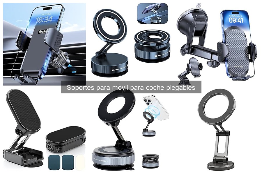 Soporte móvil plegable vs. magnético: ¿cuál elegir para tu coche?