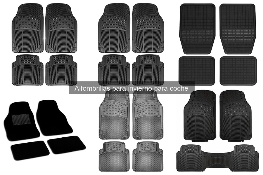 Tipos de alfombrillas de invierno para coche: guía completa