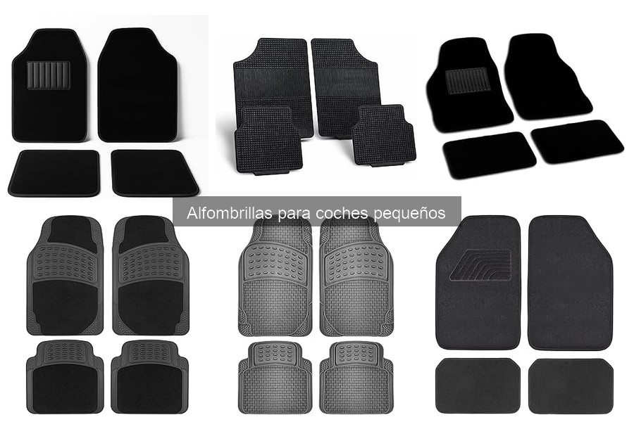 Tipos de alfombrillas para coches pequeños: guía completa