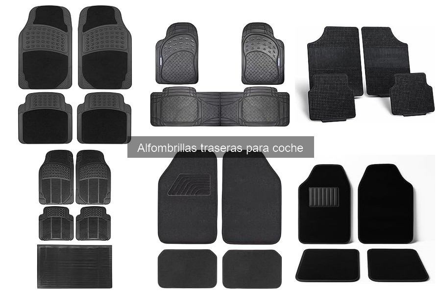 Tipos de Alfombrillas Traseras para Coche: Guía Completa