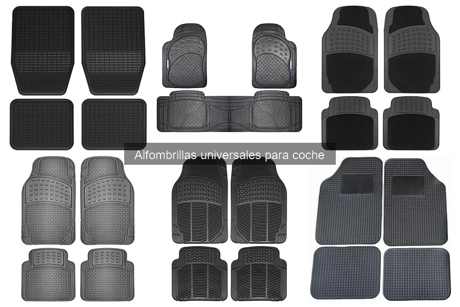 Tipos de Alfombrillas Universales para Coche: Guía Completa