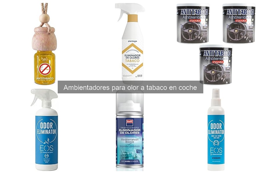Tipos de ambientadores para eliminar olor a tabaco en coche