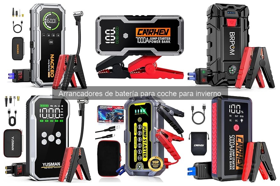 Tipos de arrancadores de batería para coche: Guía completa