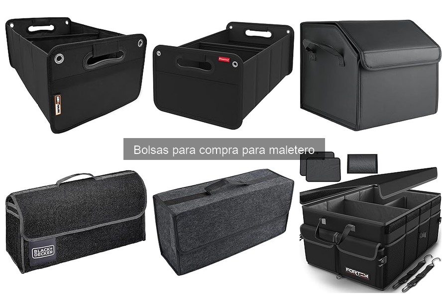 Tipos de bolsas para maletero: guía de materiales y diseños