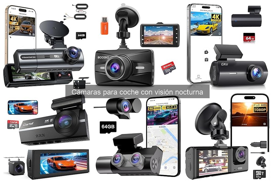Tipos de cámaras para coche con visión nocturna: guía completa