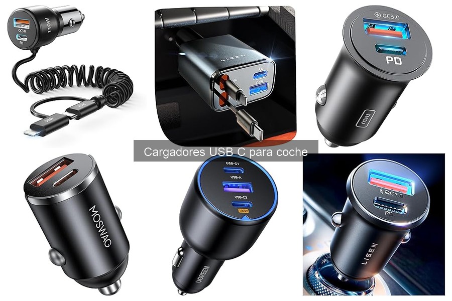 Tipos de Cargadores USB C para Coche: Guía Completa