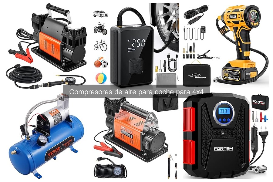 Tipos de Compresores de Aire para Coche 4x4: Guía Práctica