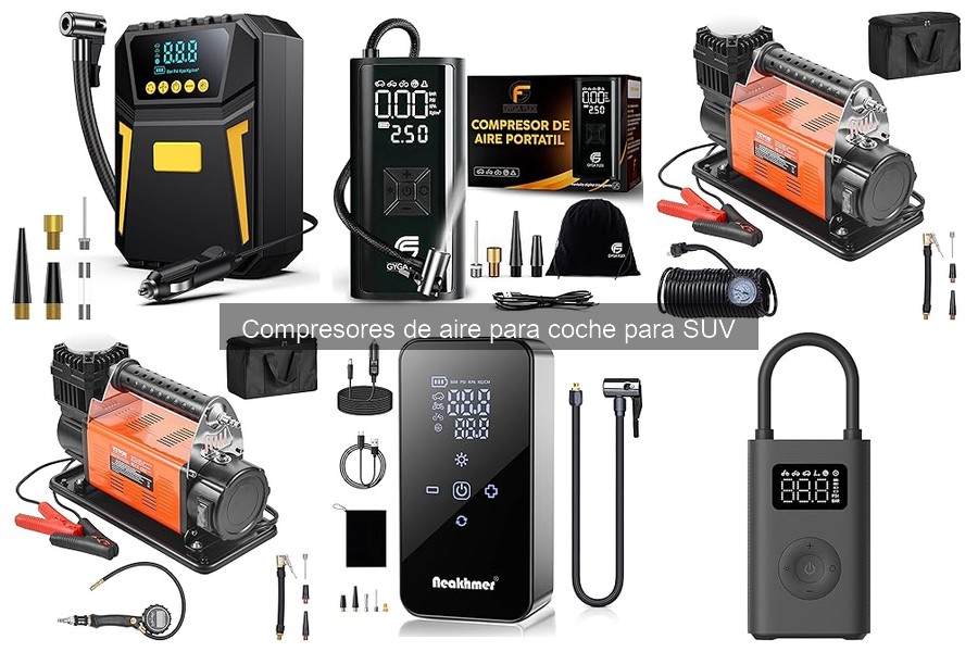 Tipos de compresores de aire para coches SUV: Guía completa