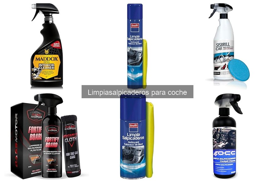 Tipos de Limpiasalpicaderos para Coche: Guía Completa