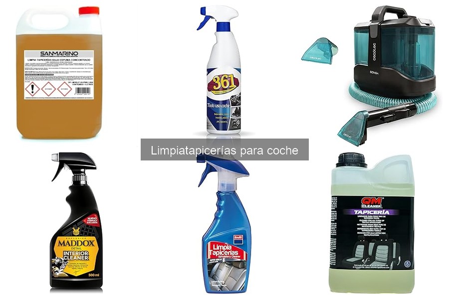 Tipos de Limpiatapicerías para Coche: Guía Completa