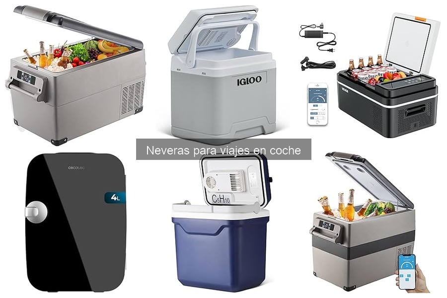 Tipos de neveras para viajes en coche: guía y comparativa