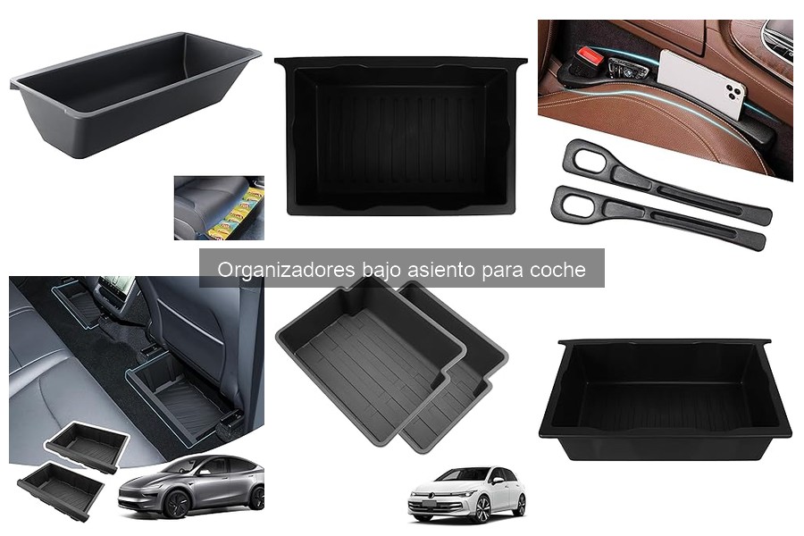 Tipos de organizadores bajo asiento para coche en 2023